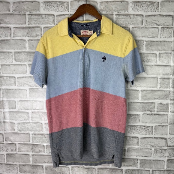 Brooks Brothers Other - VTG Brooks Brothers Red Fleece 90s Colorblock Collared Polo Shirt Mens Medium